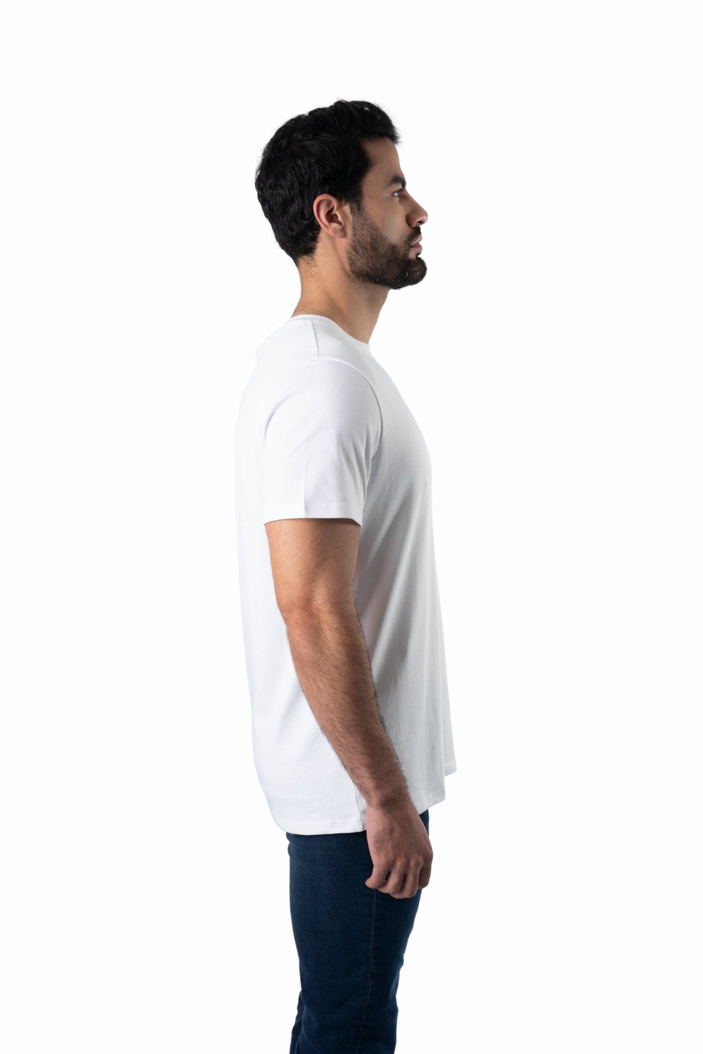 White T-Shirt BT-9225 Side
