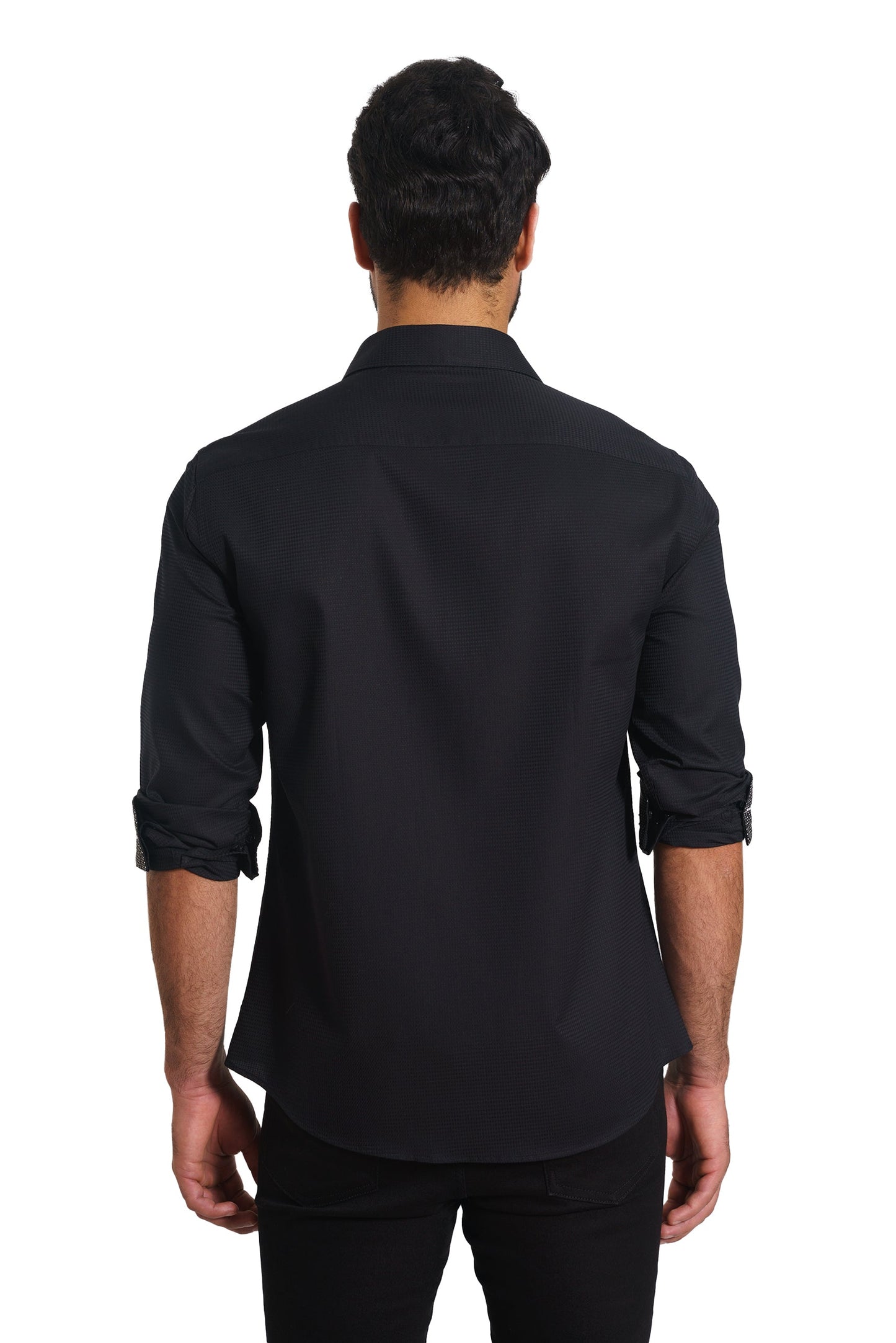 White Long Sleeve Shirt TH-2875 Back