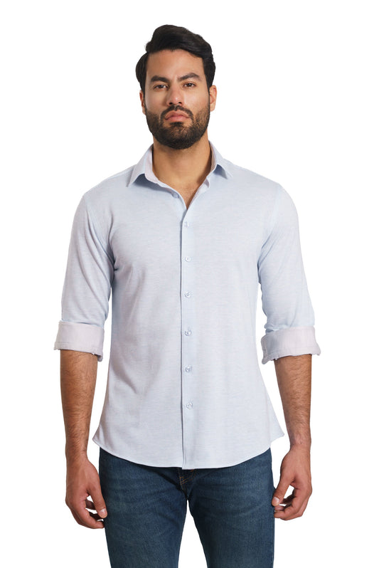 Blue Long Sleeve Shirt TH-2884 Front