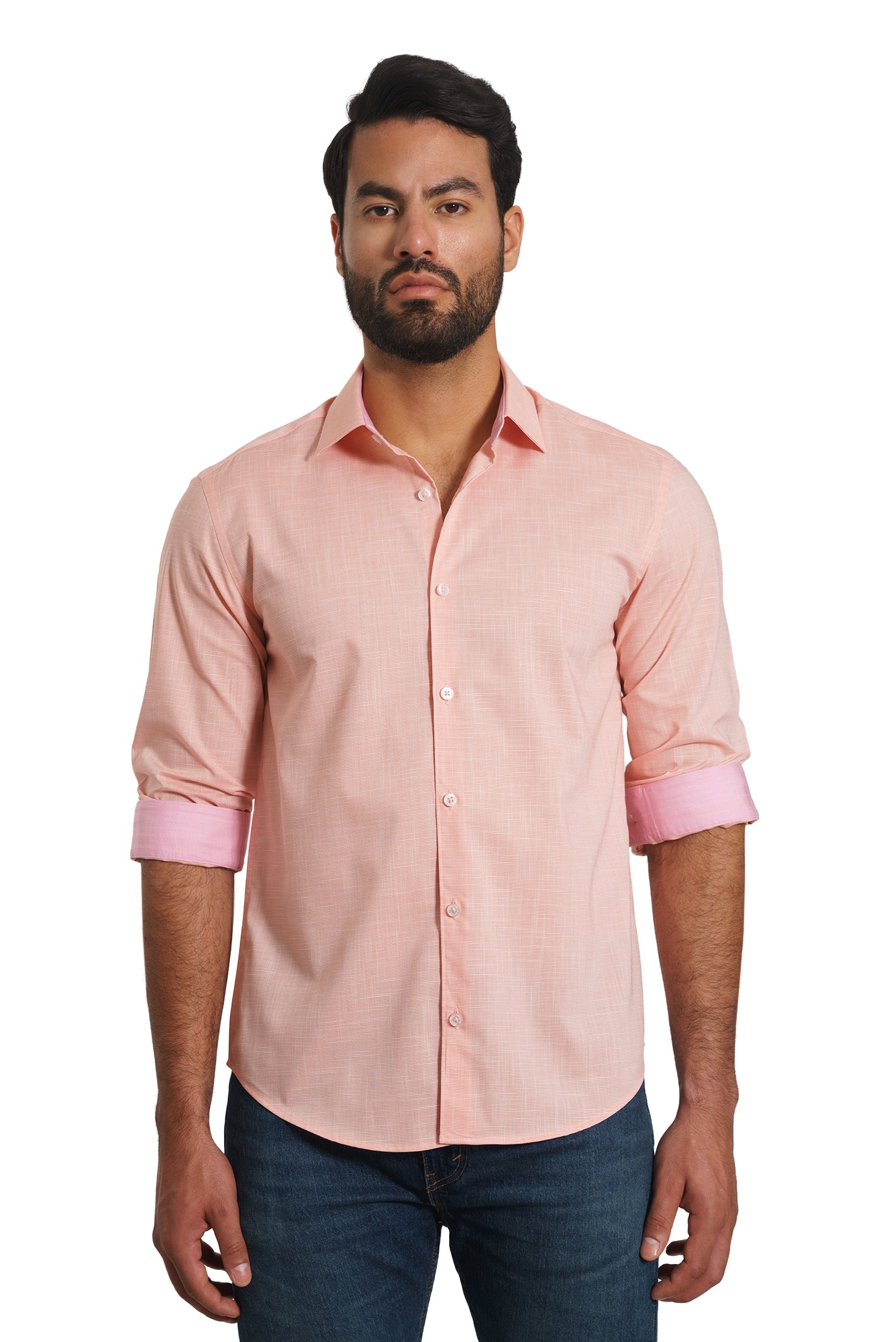Coral Long Sleeve Shirt TP-7129 Front