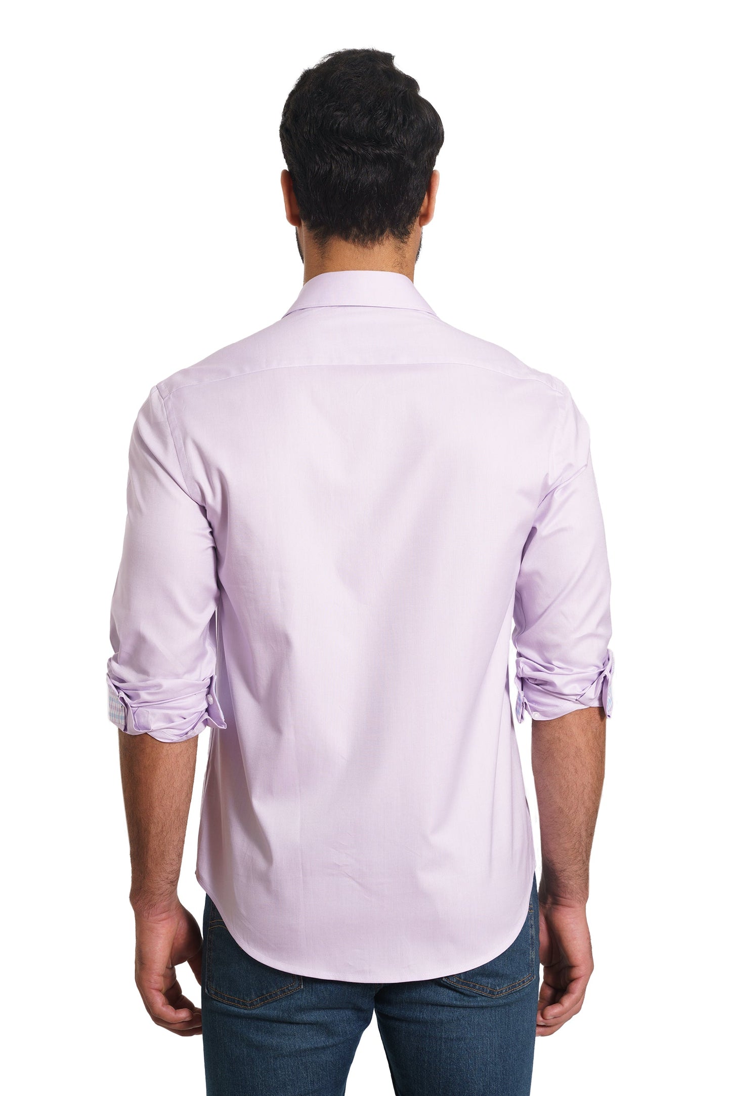 Lilac Long Sleeve Shirt TP-7139 Back