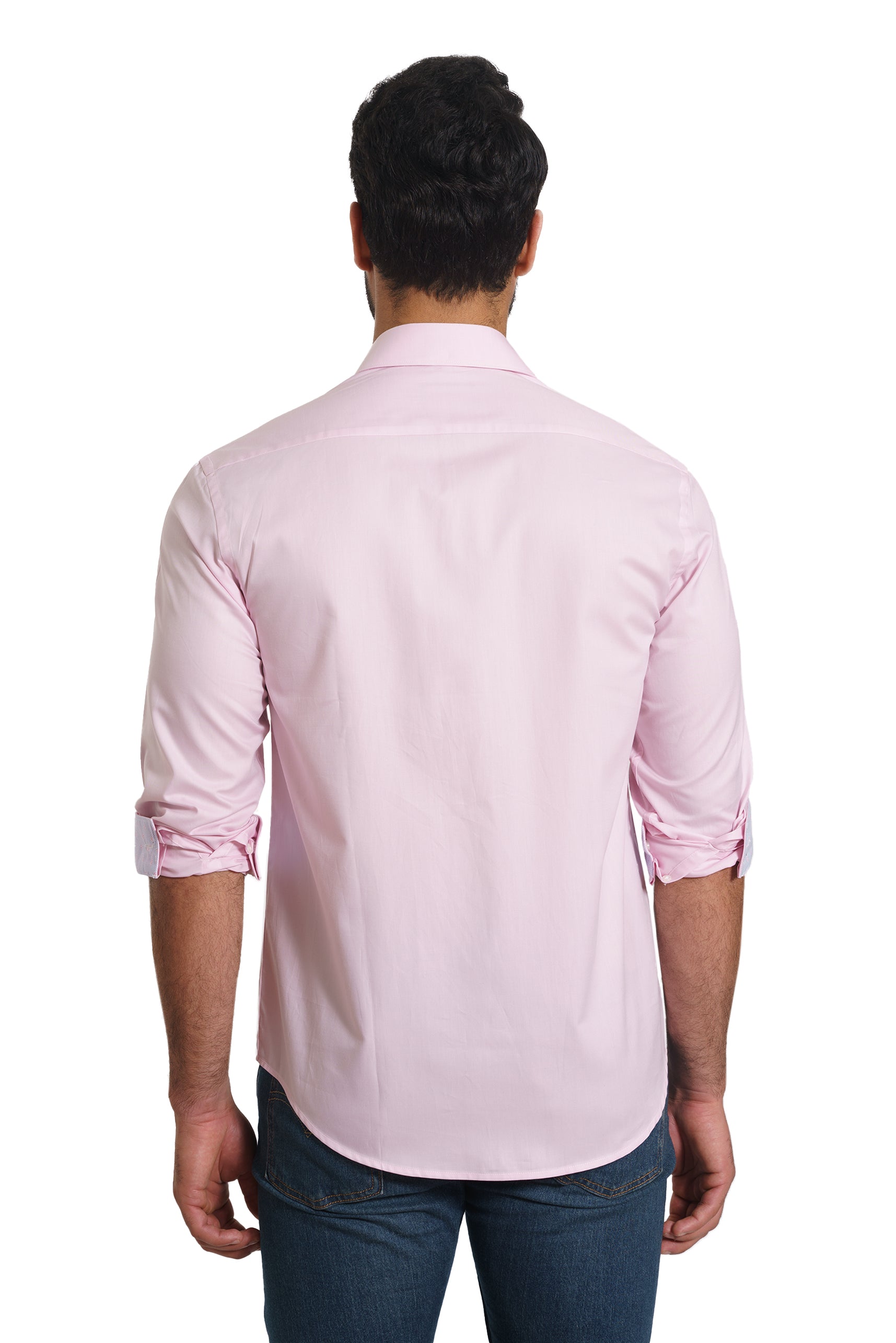 Pastel Pink Long Sleeve Shirt TP-7142 Back