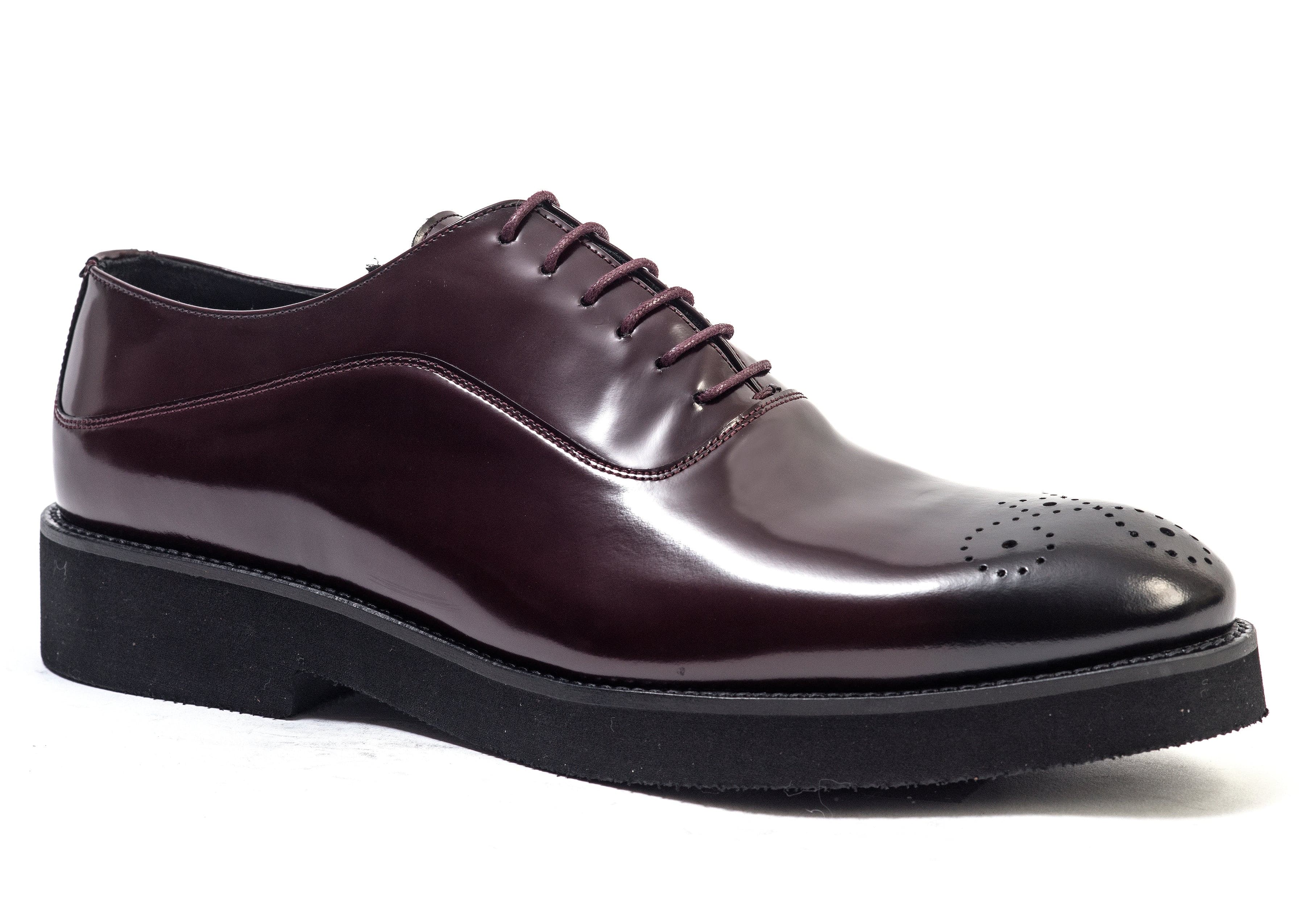 Burgundy Leather Dress Shoe for Men