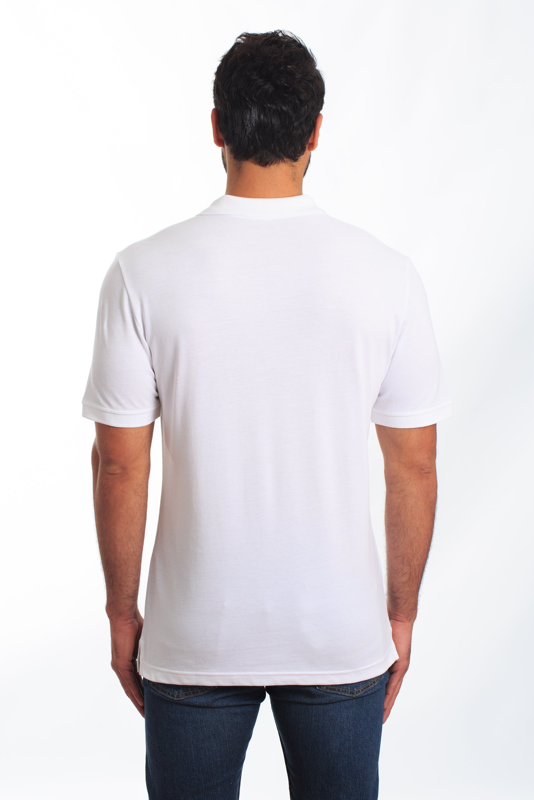 White Polo P-124 Back