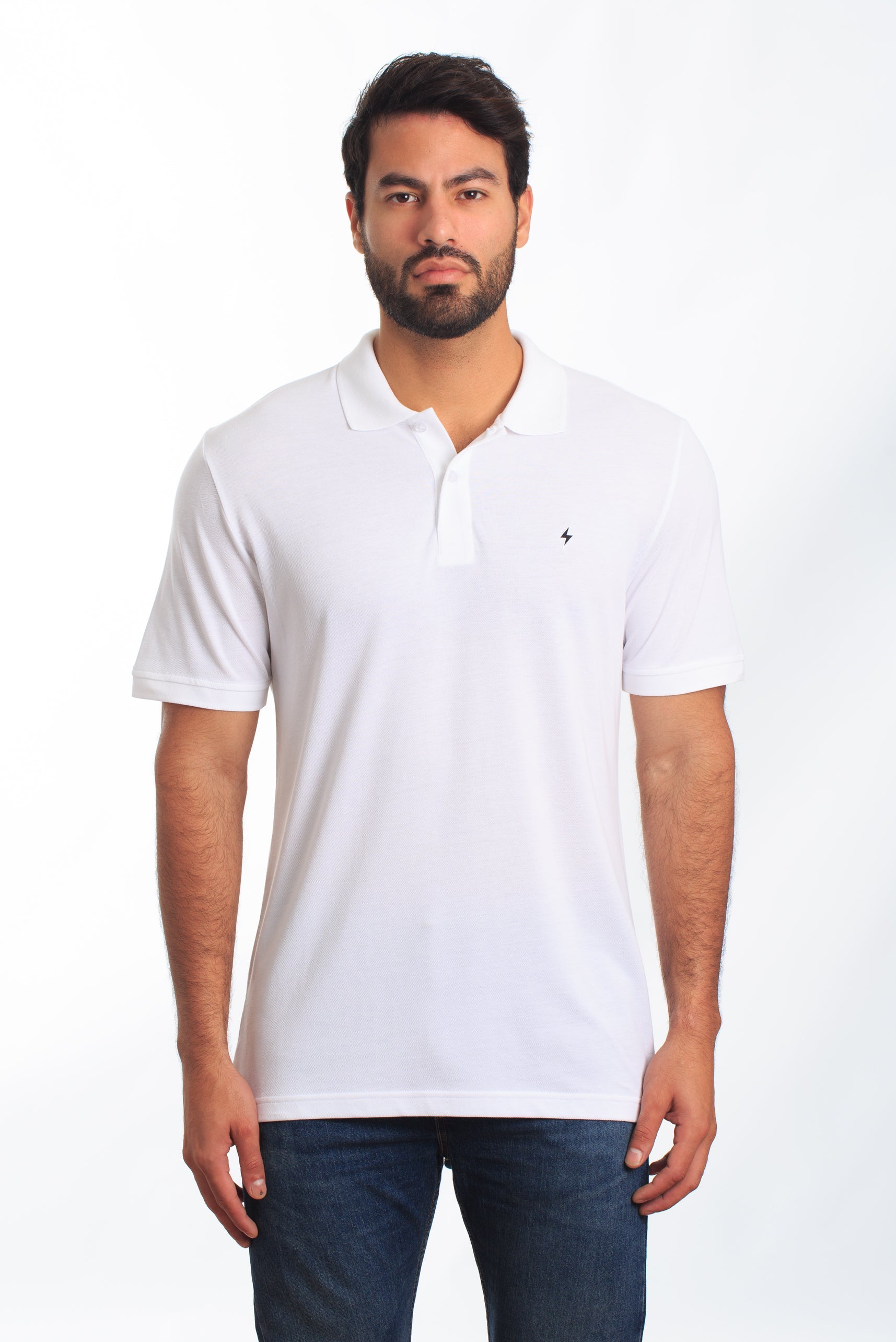White Polo P-124 Front