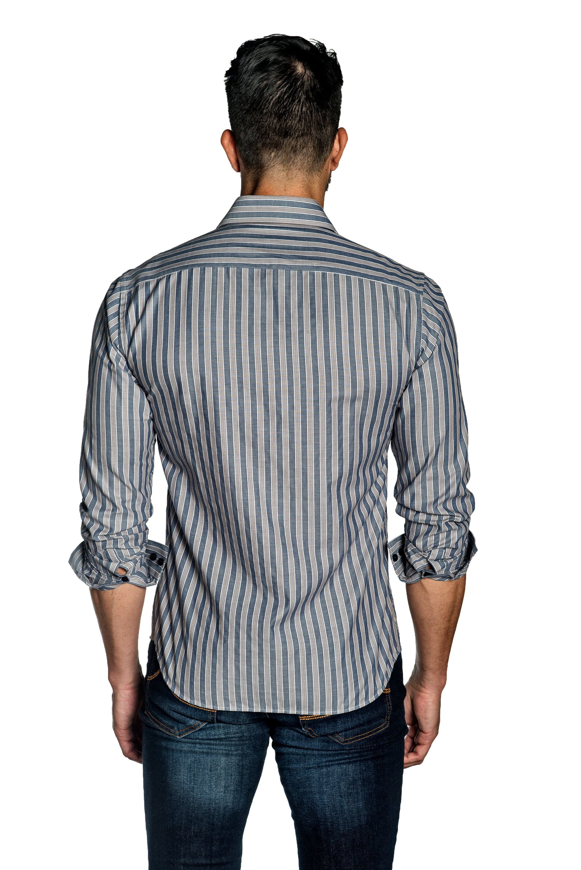 Navy - Olive Mens Shirt T-6035.