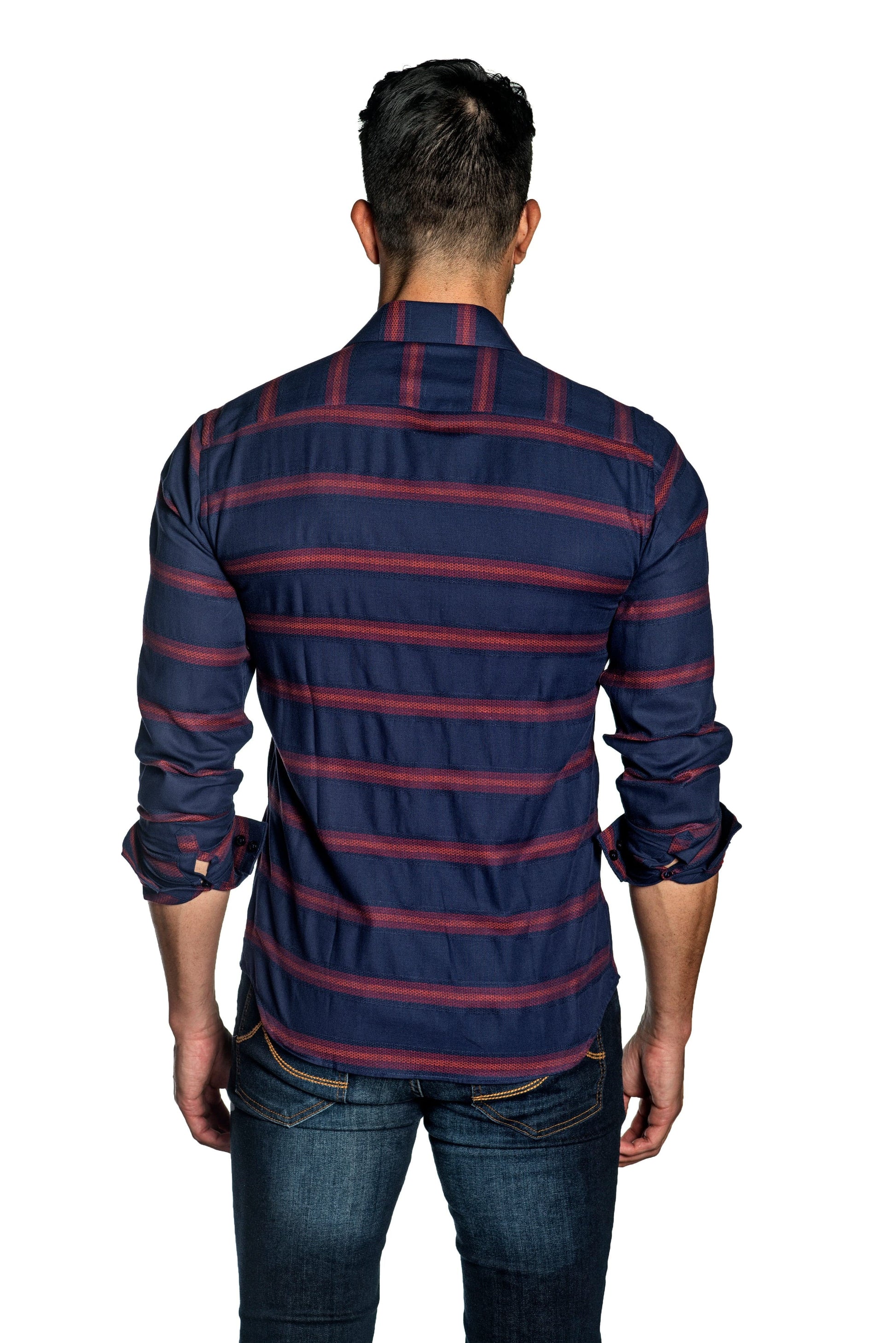 Navy Mens Shirt T-6522.