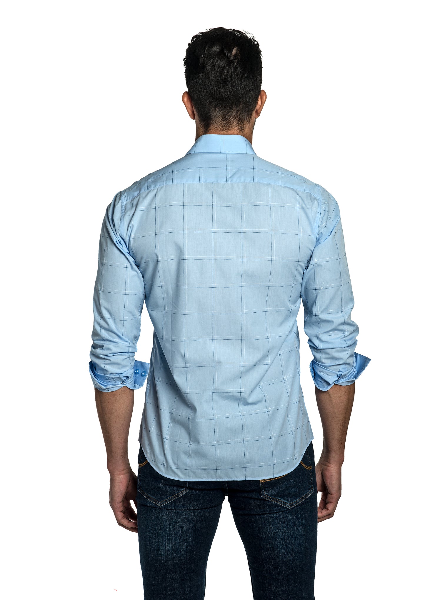 Light Blue Long Sleeve Shirt T-6691