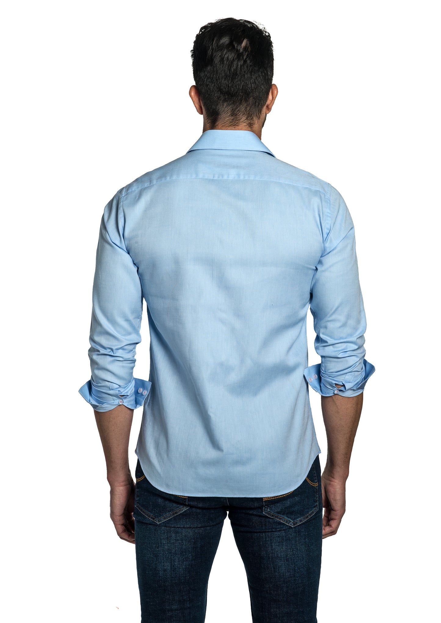 Blue Long Sleeve Shirt T-6707