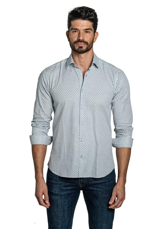 Grey Long Sleeve Shirt T-6759 Front
