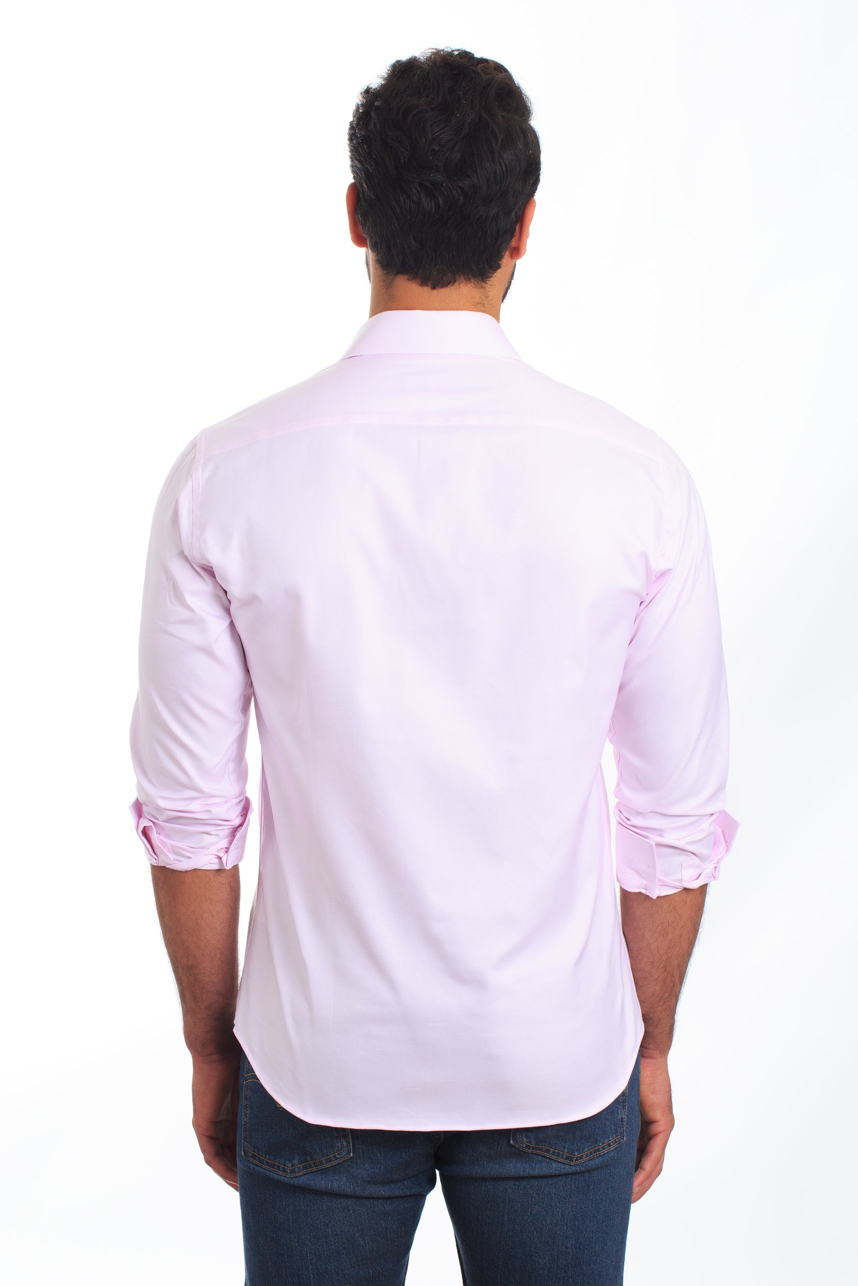 Pink Long Sleeve Shirt T-6859 Back