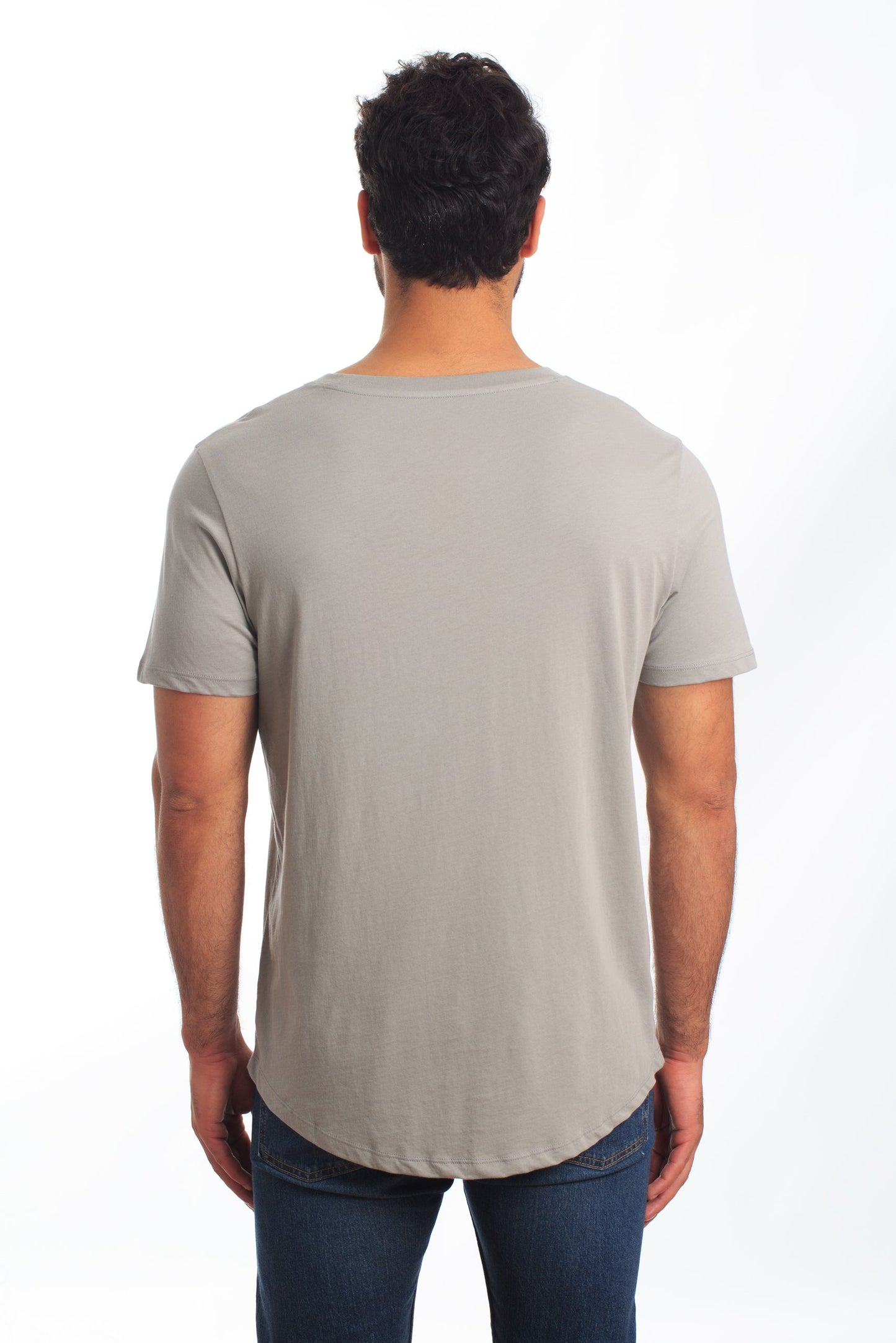 Grey T-Shirt TEE-122 Back