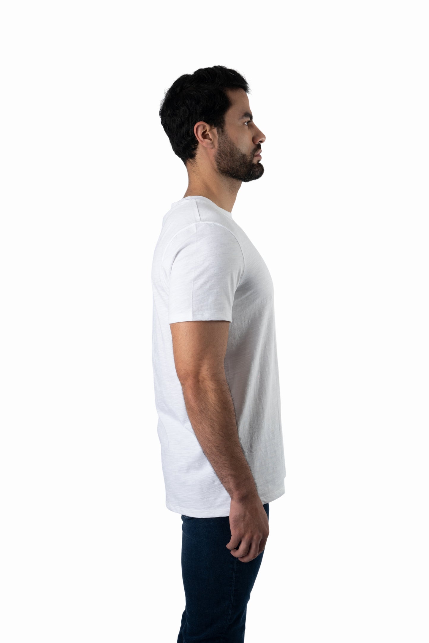 White T-Shirt BT-9214 Side
