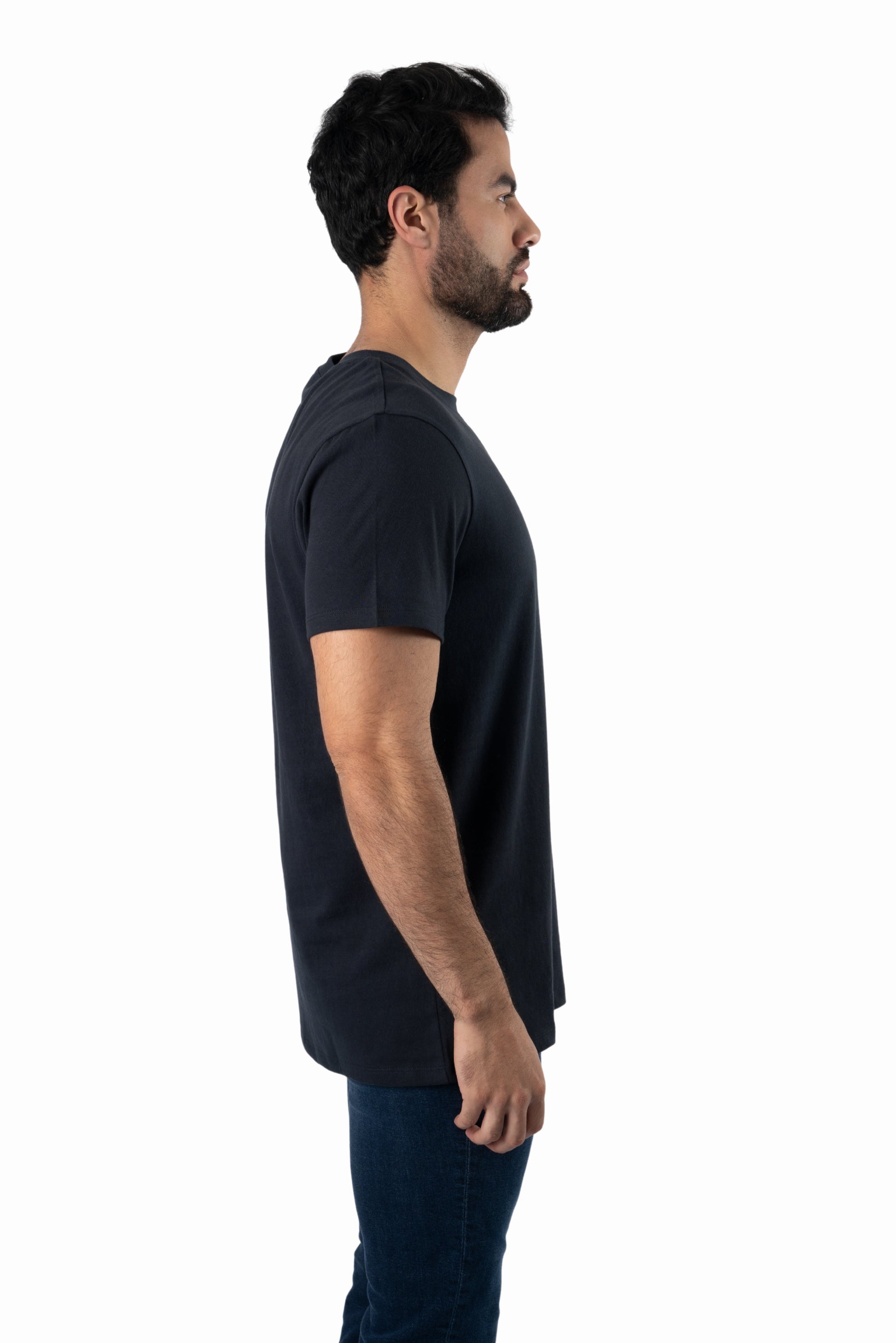 Dark Navy T-Shirt BT-9223 Side