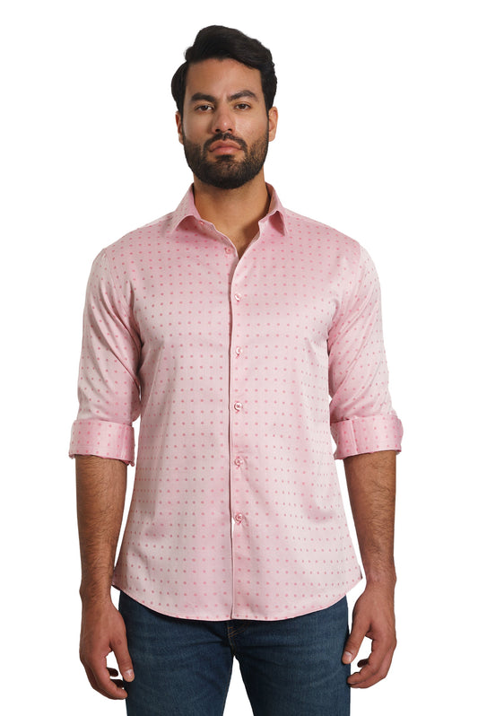 Salmon Long Sleeve Shirt TH-2858 Front