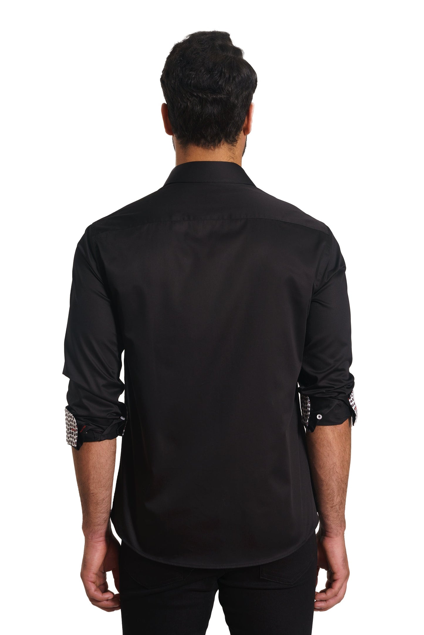 Black Long Sleeve Shirt TH-2869 Back