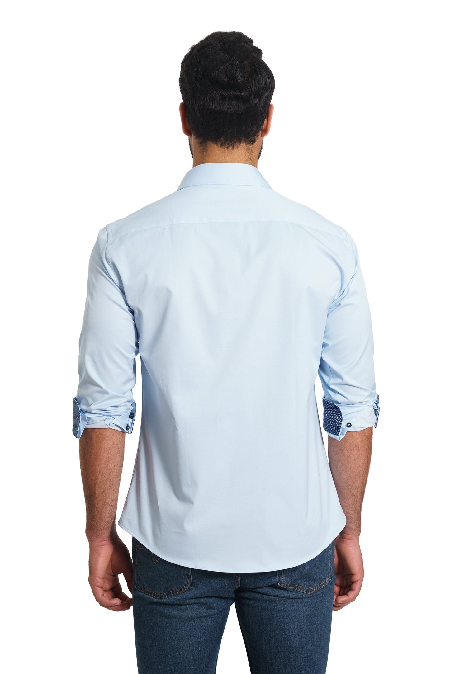 Light Blue Long Sleeve Shirt TH-2872 Back