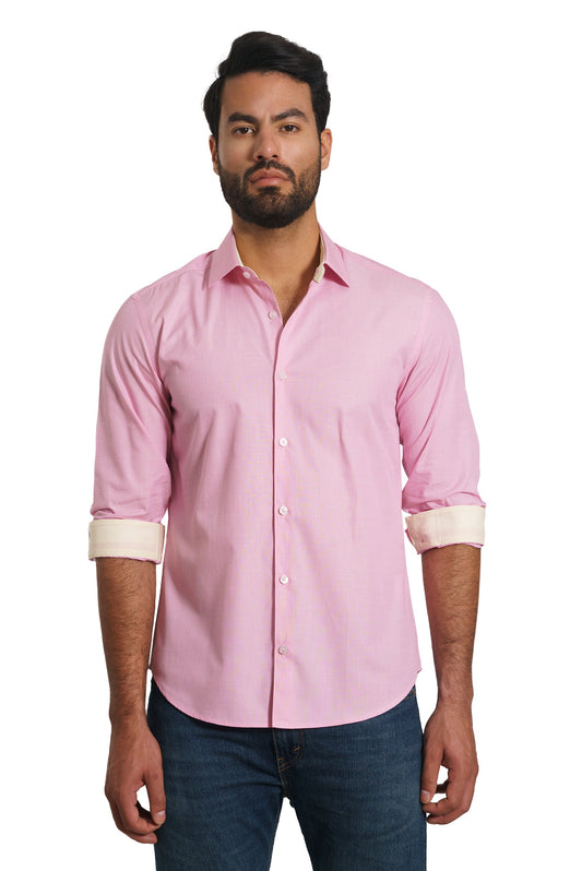 Pink Long Sleeve Shirt TP-7130 Front