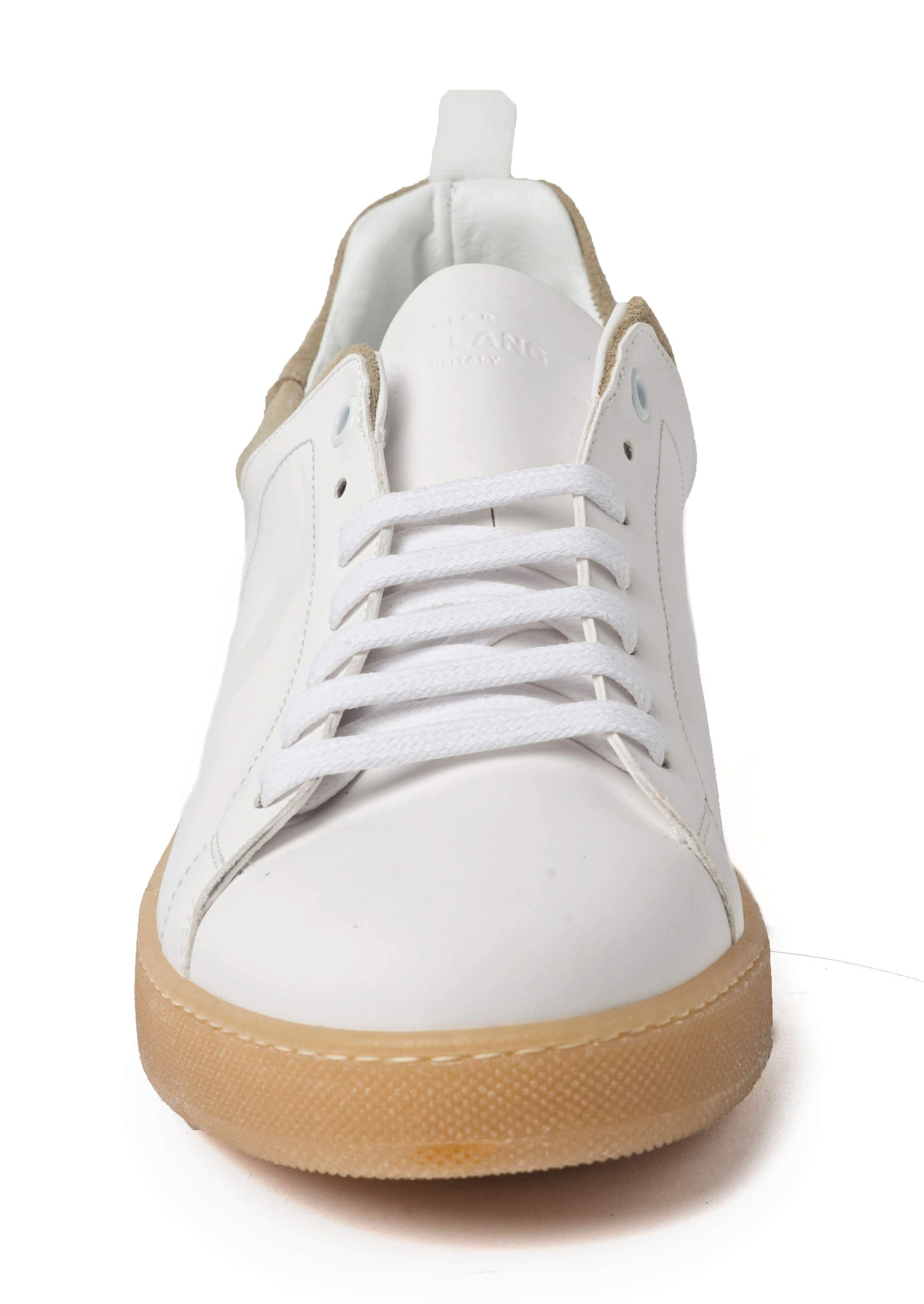 White Beige Sneakers for Men 3839-WB - Jared Lang