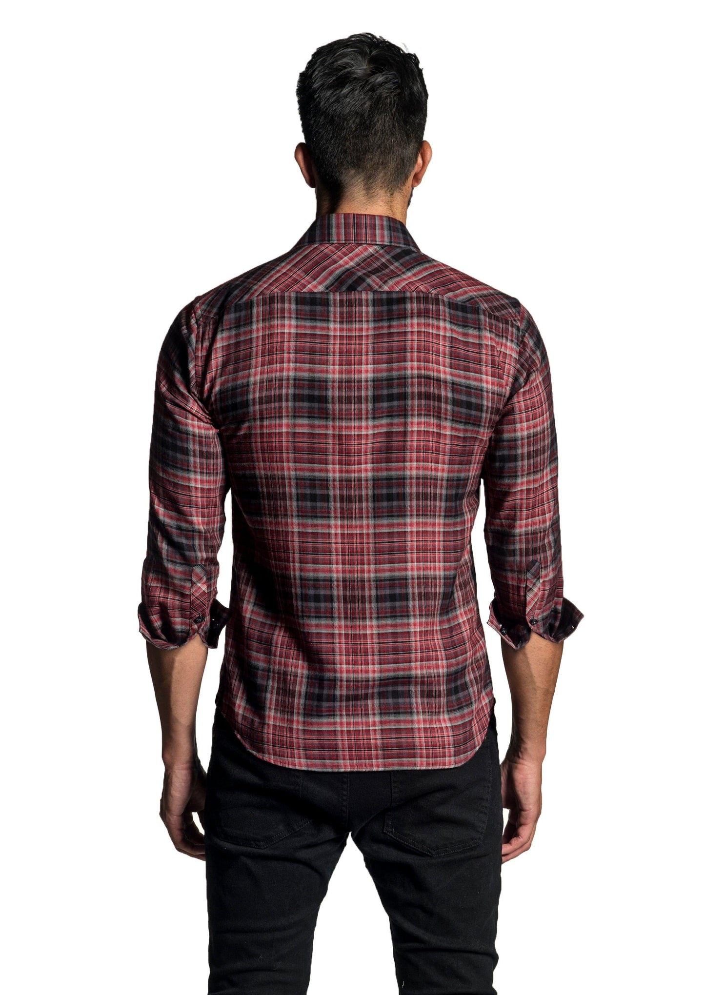 Red Long Sleeve Shirt OT-6627 - Back - Jared Lang