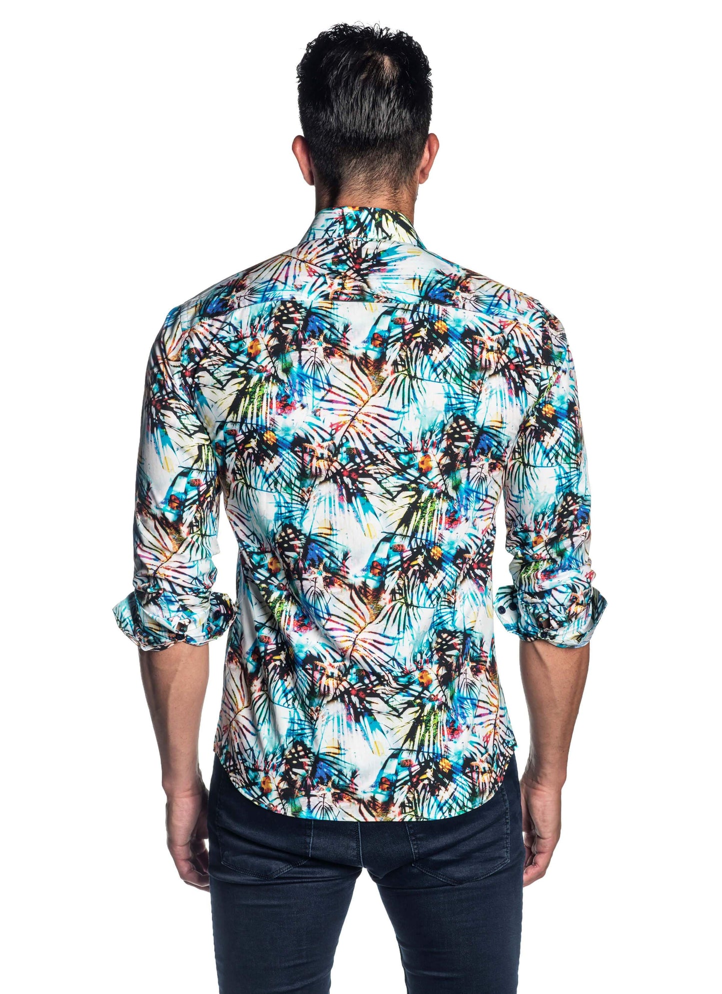 Multicolor Hawaiian Shirt for Men T-2045 - Jared Lang