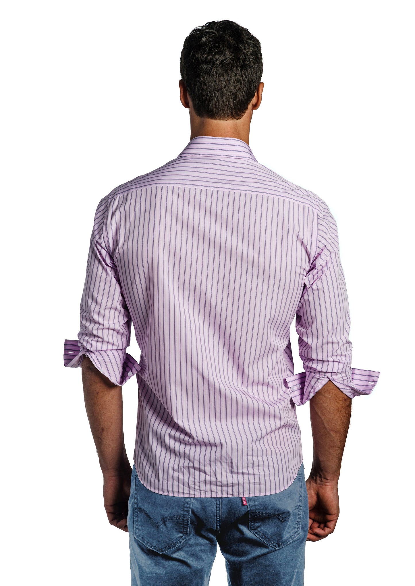 Pink Long Sleeve Shirt T-6693 Back