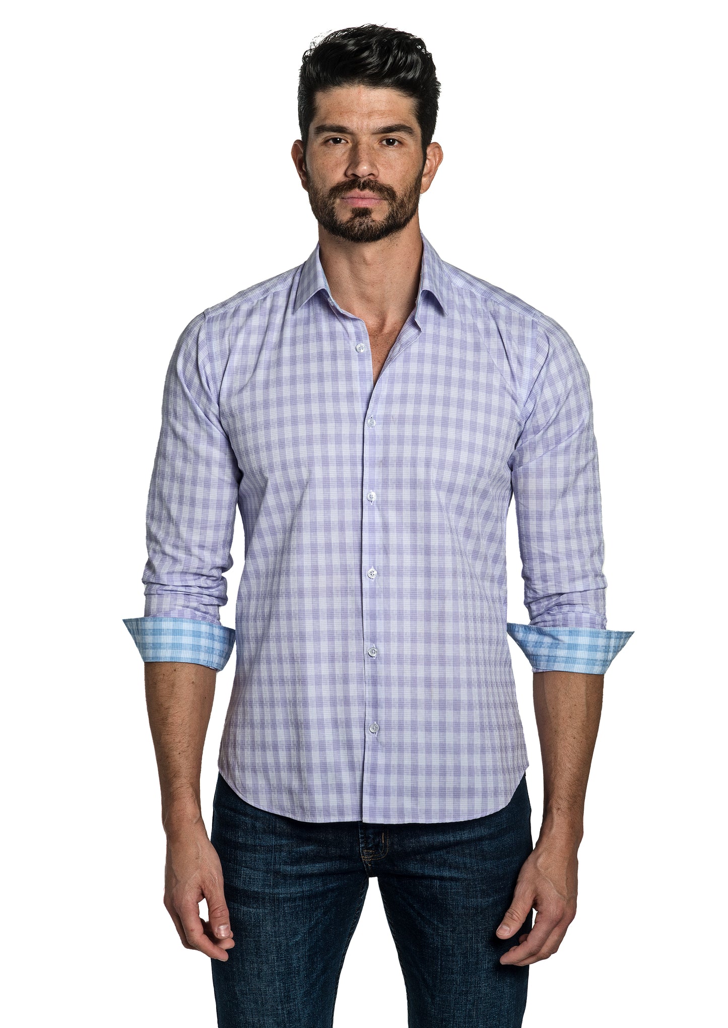 Lavender Long Sleeve Shirt T-6696