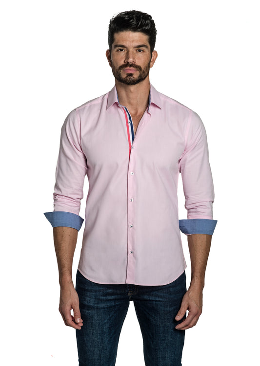 Pink Long Sleeve Shirt T-6708