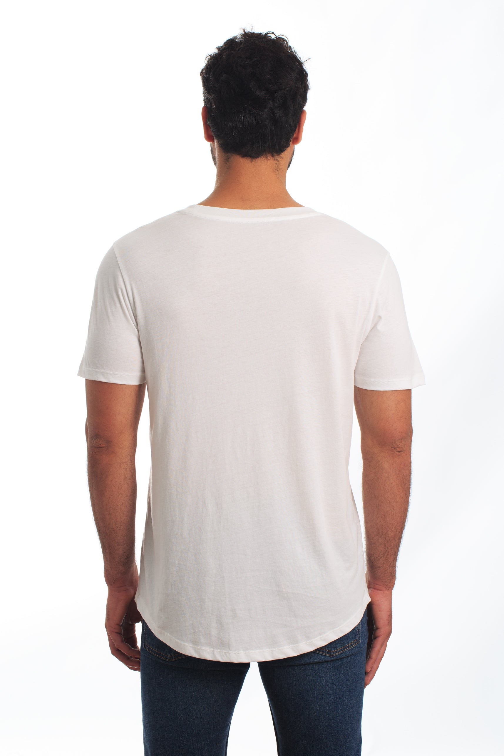 White T-Shirt TEE-124 Back