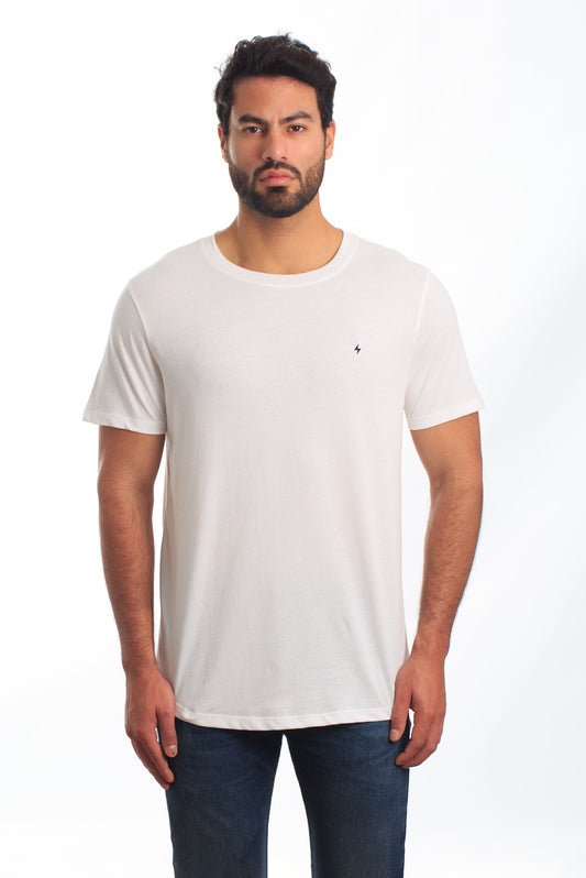 White T-Shirt TEE-124 Front